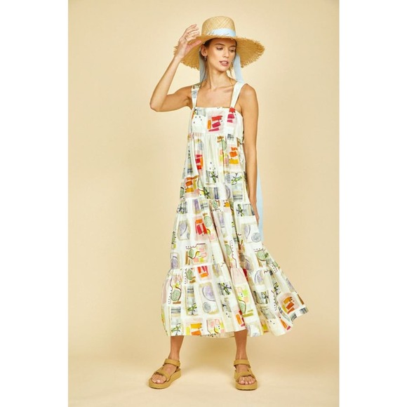 Hunter Bell Poppy Midi Dress size XS